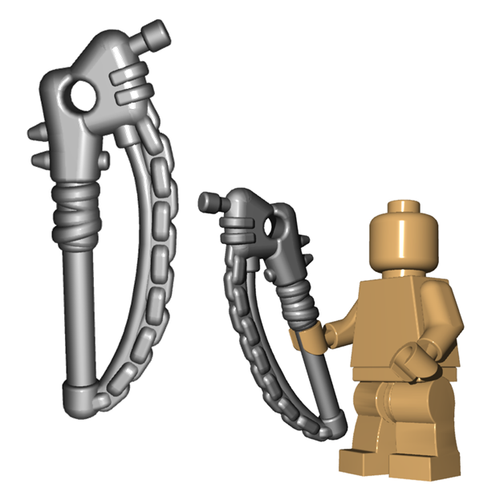 Minifigure Weapon - Chained Pipe