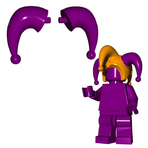 Minifigure Plumes - Jester Plumes (Pair)