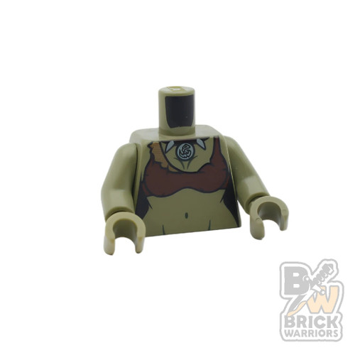 ORC- Female Torso - Olive Green
