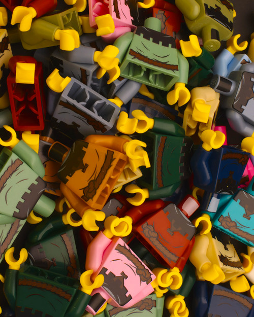 Random Colored Serf Torso - Black Cowl Trim