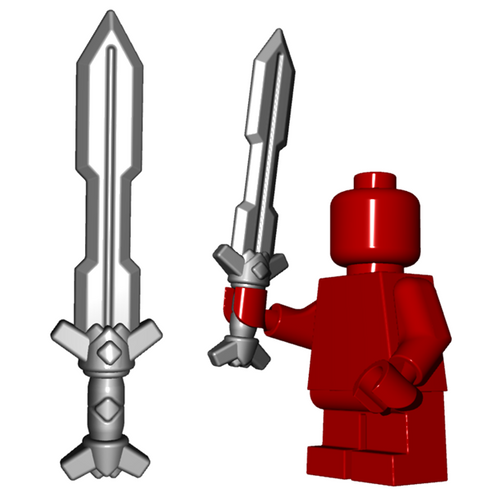 Custom LEGO® Accessory - Dwarf Sword  