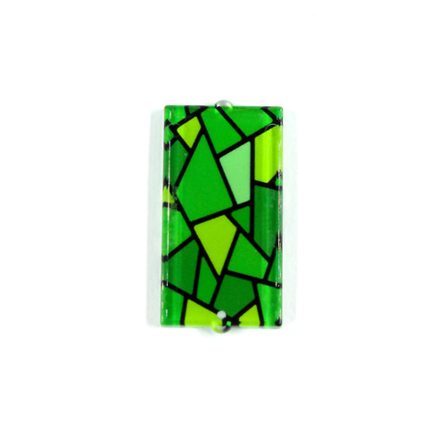 Small Stained Glass - Green  (Only One)
