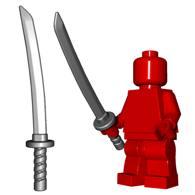 Как выглядит красное лего Custom LEGO Weapon of the Week - Katana - BrickWarriors