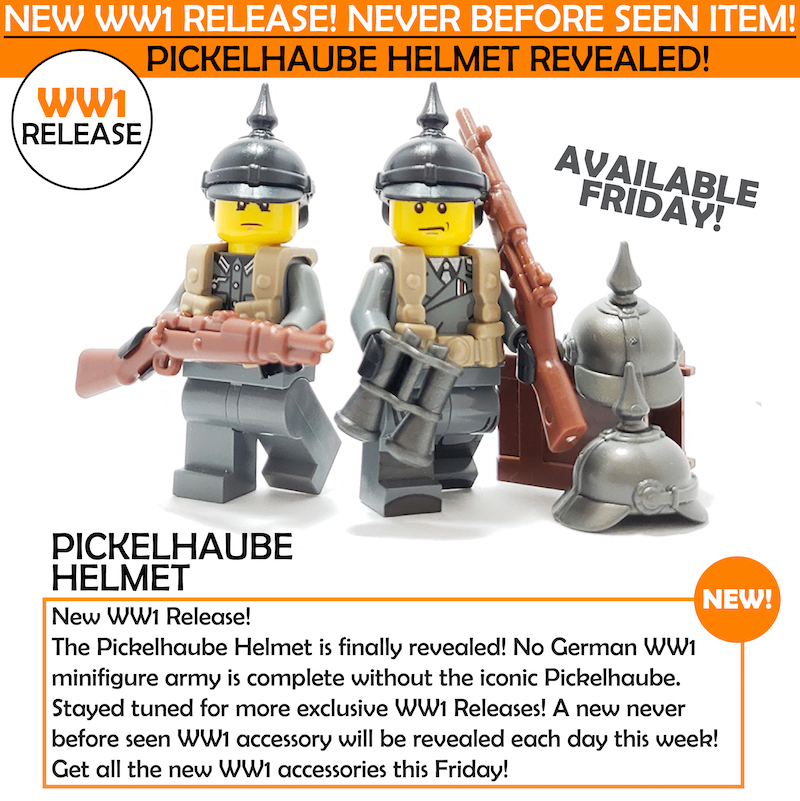W帝政ドイツ軍/バイエルン王国＊在郷軍人メンバーピン（実物） New WW1 Release! The Pickelhaube Helmet is finally revealed