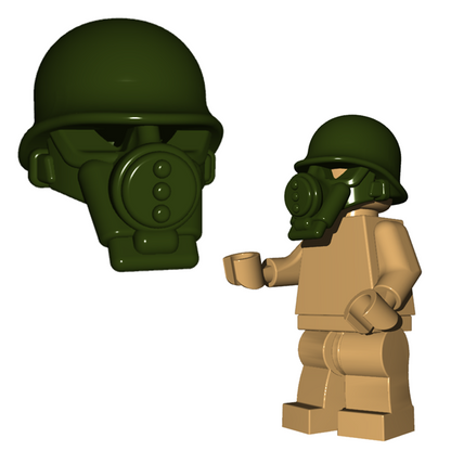 Minifigure Helmet - US Gas Mask