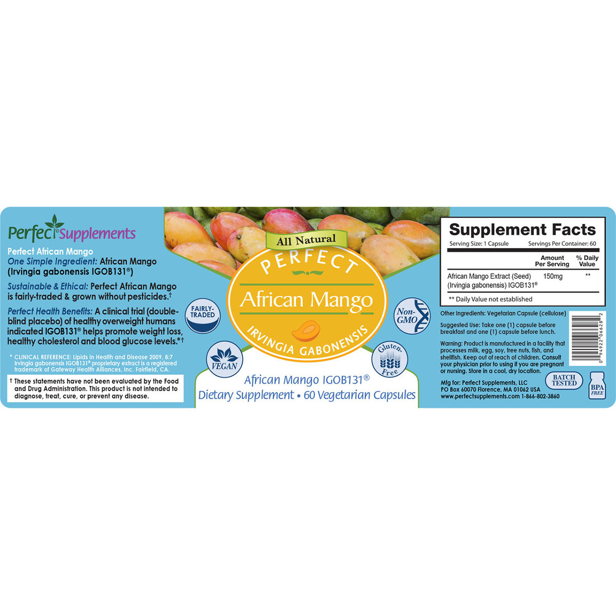 Perfect African Mango African Mango Weight Loss Pills