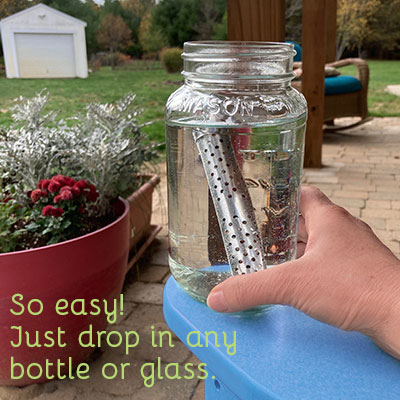 Enviro Products Alkaline Water Bottle With S/Steel Alkaline Water Wand 700ml Enviro Products Alkaline Water Bottle With S/Steel Alkaline Water Wand 700ml
