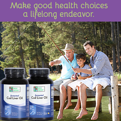Try Raw, Nutrient Dense Cod Liver Oil! Make good health choices a lifelong endeavor.