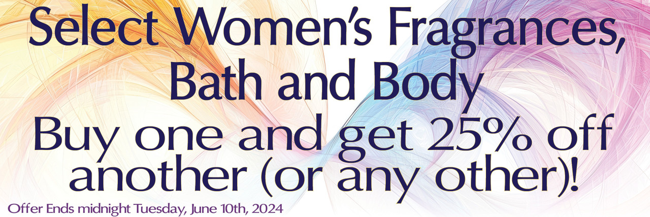 Get 25% Select Womens Fragrances when you buy 2  