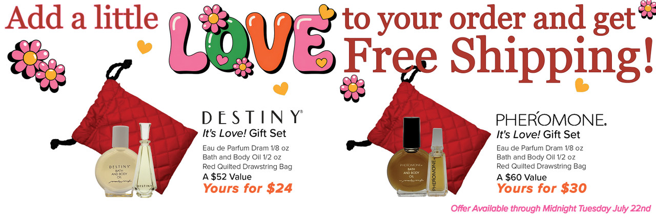 Offer for Free Shipping with $24 or $30 It's Love Gift Set Purchase