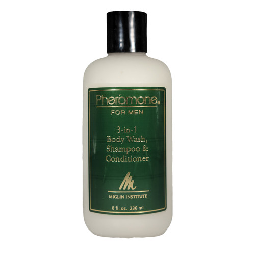 Pheromone For Men 3 in 1 - Body Wash, Shampoo & Conditioner - 8 oz .