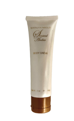 Sensual Amber 2 oz Body Creme Tube