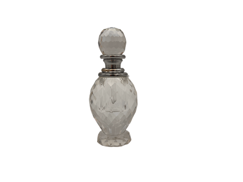 Tear Drop Crystal Cut Perfume Bottle