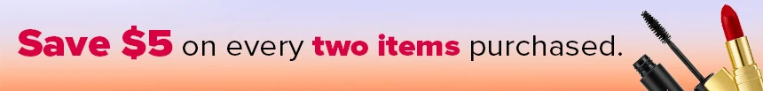 Text and Image Offer for a $42 Eyeshadow Natural Duo Compact for $10 with any $20 Order