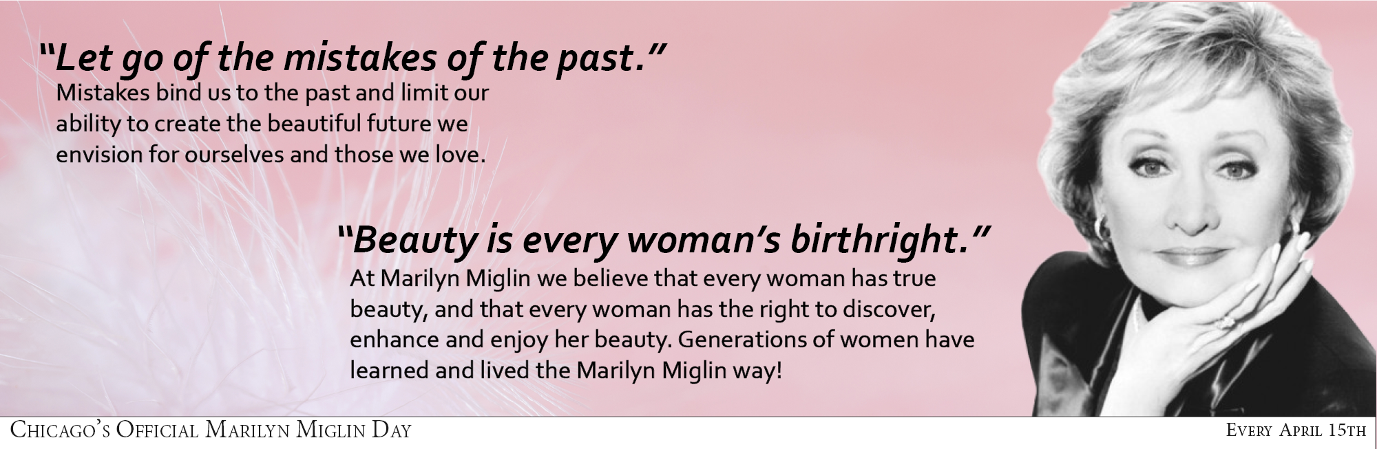 Quotes that Marilyn Miglin lived by