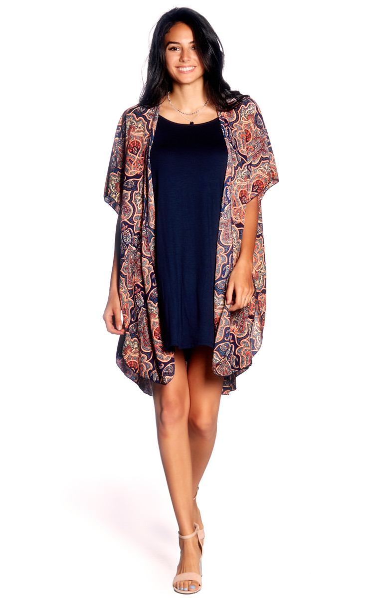 Summer Kimono Dress | Kimono Dress Set 