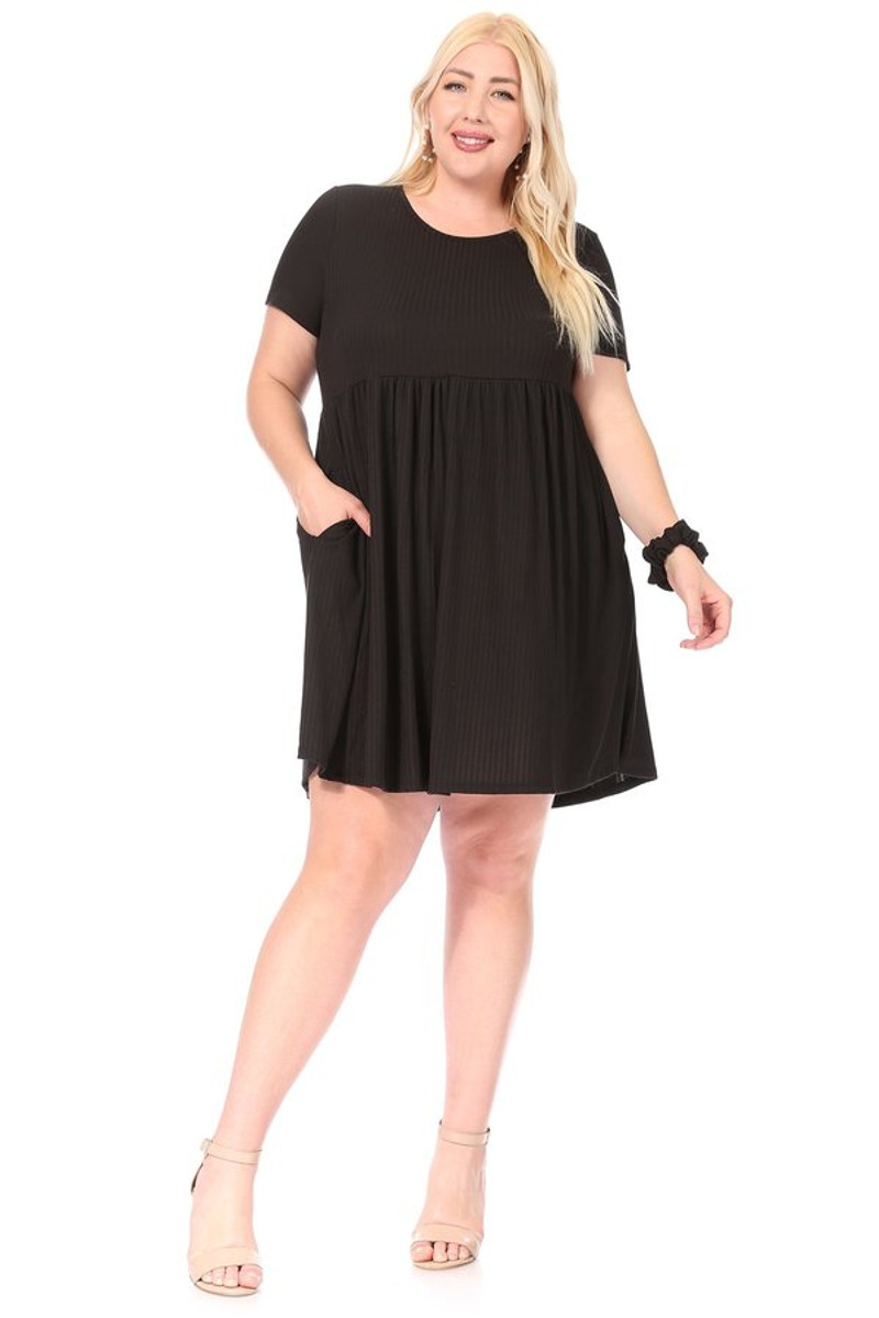 Plus size skater deals dress with pockets