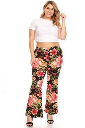 plus size fit and flare pants