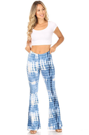 Jolie Pink Tie Dye Flare Pants – Kiki and Clove