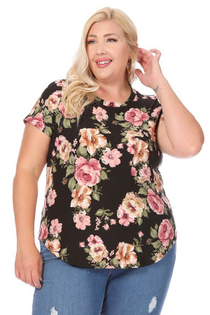 Cheap plus size tops clearance online