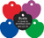 Pet Tag Anodised Aluminium Heart Shape Pet Tag Anodised Aluminium Heart Shape