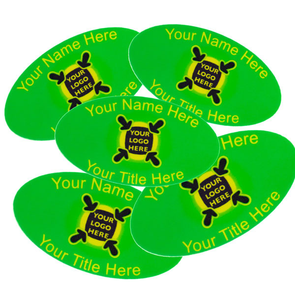 Oval Name Badge Full Colour