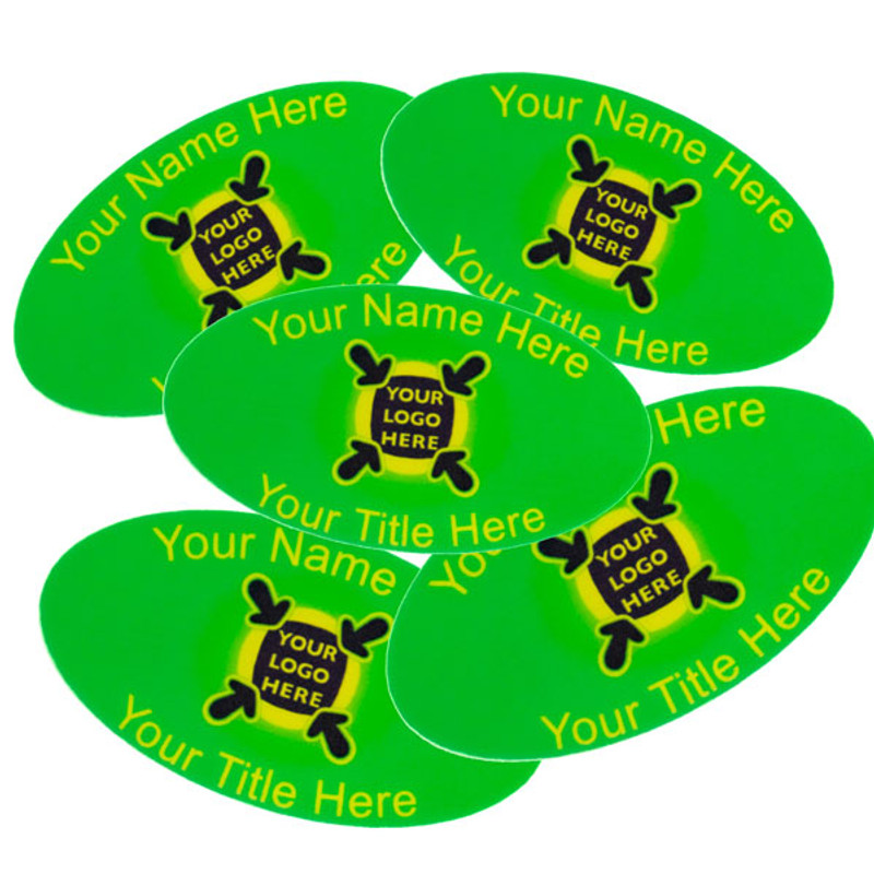 Oval Name Badge Full Colour Oval Name Badge Full Colour