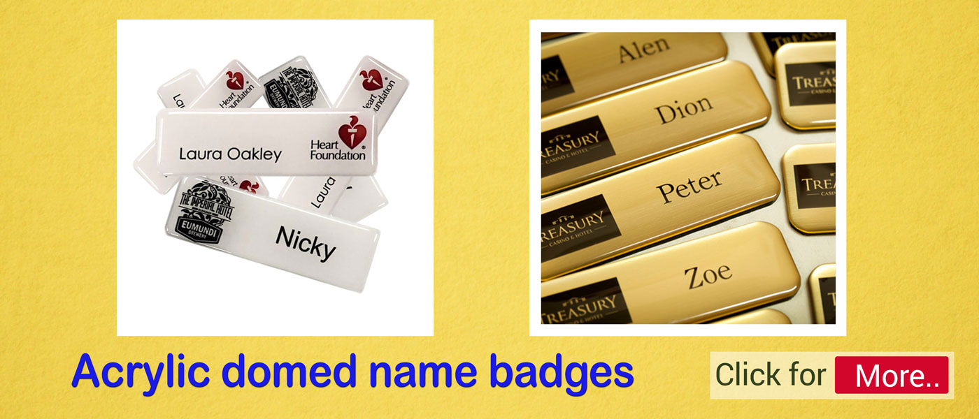 Custom Name Badges Australia, Melbourne, Sydney, Perth, Brisbane