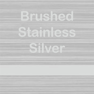 Brushed Stainless - Silver