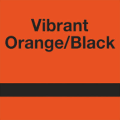 Vibrant Orange - Black