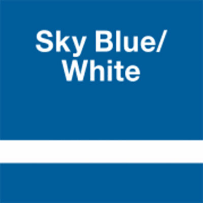 Sky Blue - White