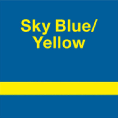 Sky Blue - Yellow