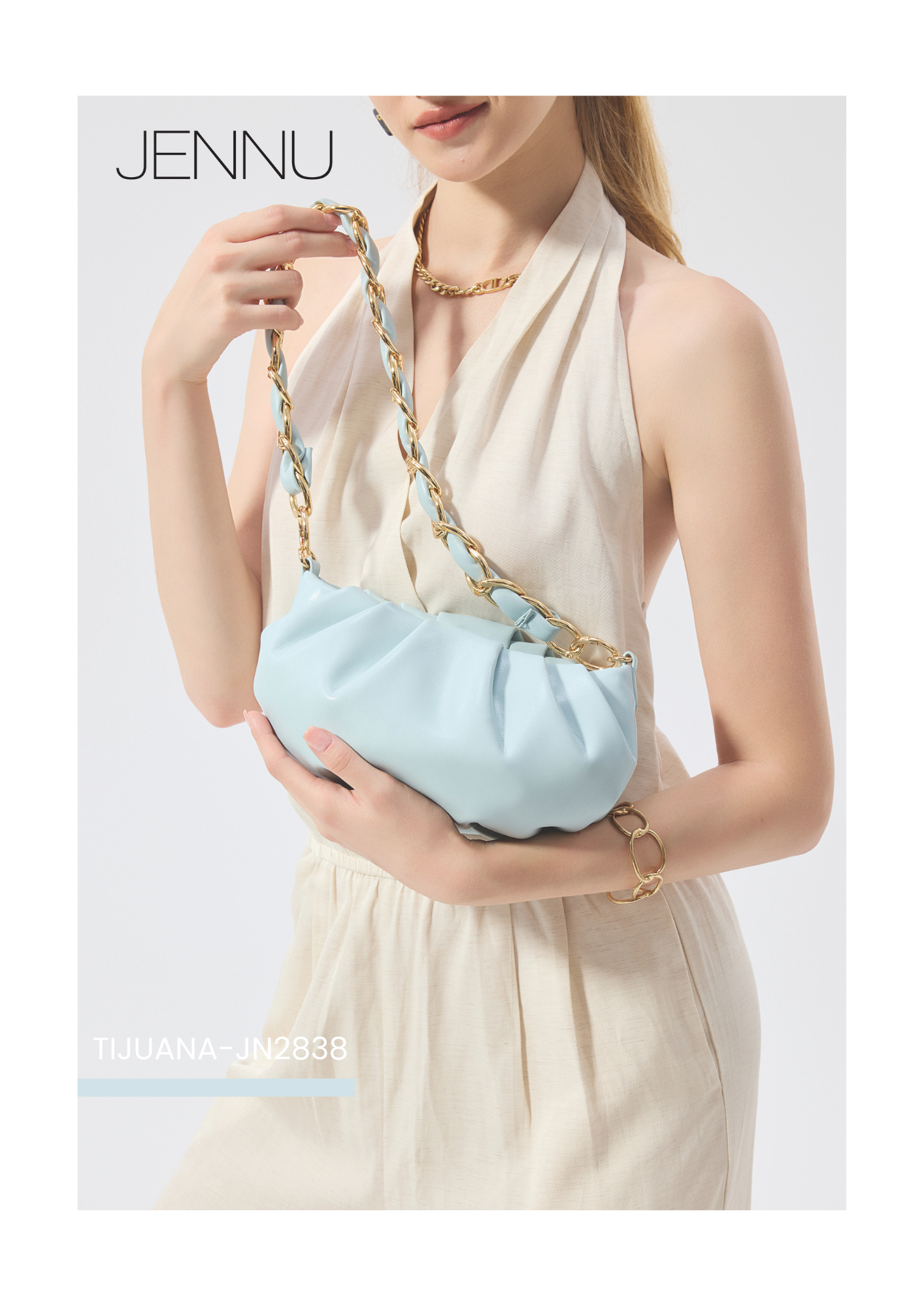 Everyday vegan leather crossbody bag for fast-fashion retail