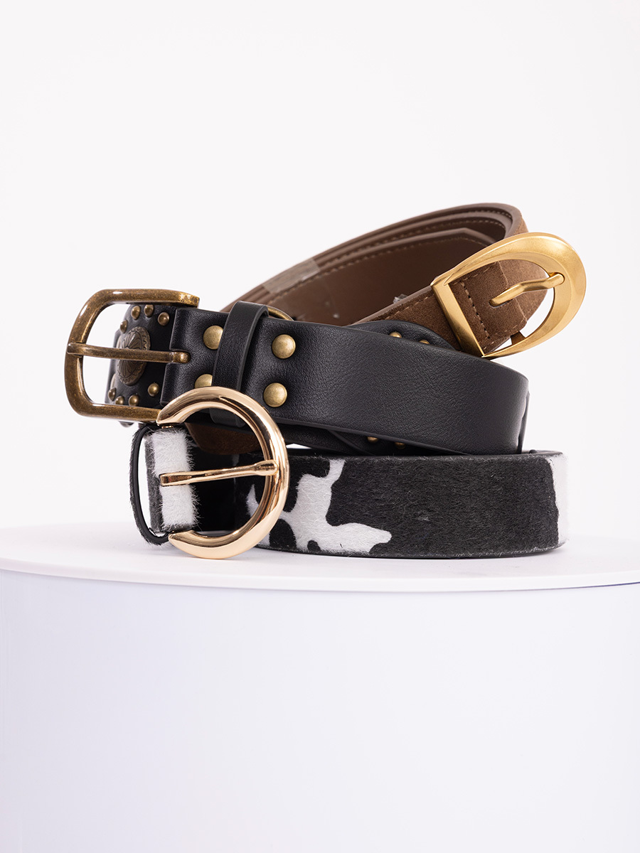 Eco-friendly vegan leather crossbody bags, satchel handbags, apparel, and fashion belts from the Jen & Co. Fall/Winter 2026 collection.