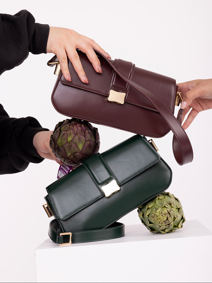 Fall/Winter 2026 vegan fashion collection featuring eco-friendly crossbody bags, satchel handbags for modern everyday style.