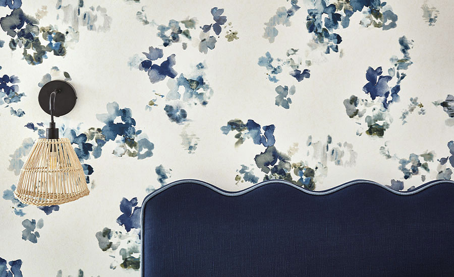 W636/01 Reverie Emerald Wallpaper By Villa Nova