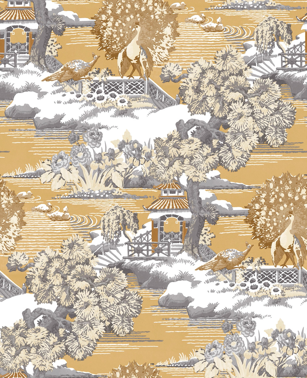 107885 Edo Toile Imperial Wallpaper by Graham and Brown