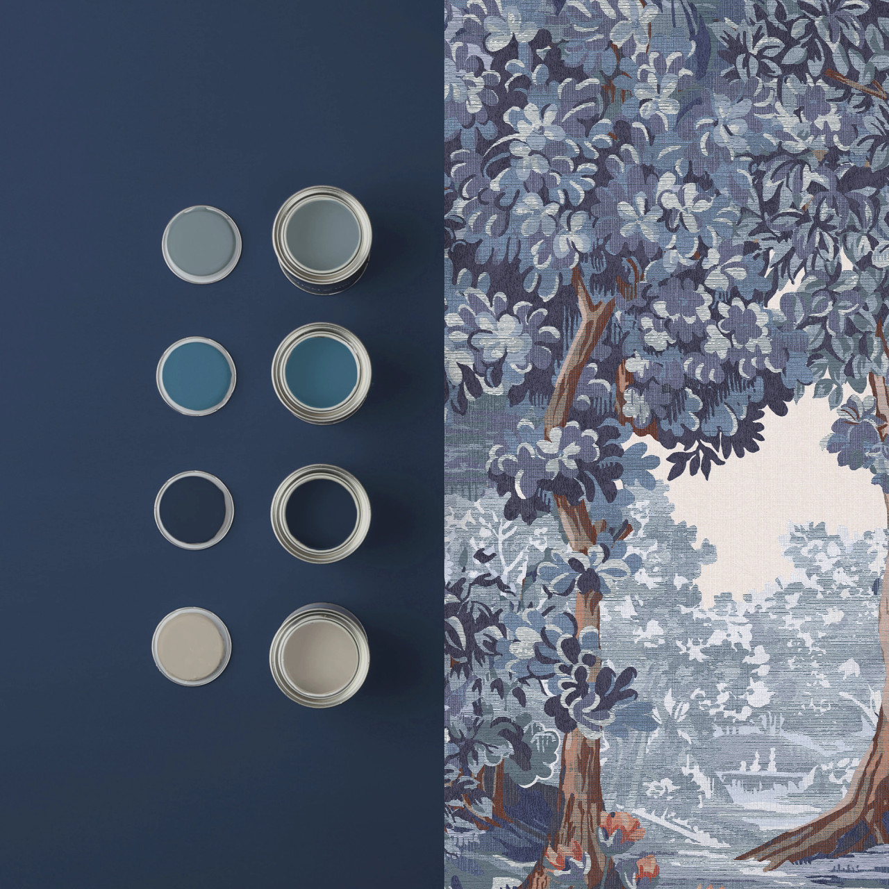 127902 Bodenham Rivington Folly Twilight Wallpaper by Graham and Brown