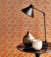 J8001-03 Geometric Silk Atmosphere IV Wallpaper By Jane Churchill J8001-03 Geometric Silk Atmosphere IV Wallpaper By Jane Churchill