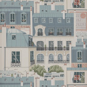 03082/01 Les Toits de Paris Papier Peints - Vol 6 Wallpaper by Manuel Canovas