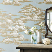Silvi Clouds Elysian Wallpaper By Sanderson Silvi Clouds Elysian Wallpaper By Sanderson