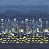 W573/01 NYC Christopher Corr Picturebook Wall Mural By Villa Nova