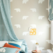 W583/01 Arctic Bear Frann Preston-Gannon Picturebook Wallpaper By Villa Nova