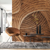 GINK86261456 Vannerie Ginkgo Wall Panel by Casadeco