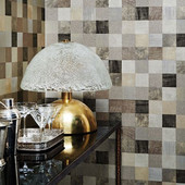 W6580-02 ( W658002 ) Tessella Mansard Vinyls Wallpaper by Osborne and Little W6580-02 ( W658002 ) Tessella Mansard Vinyls Wallpaper by Osborne and Little