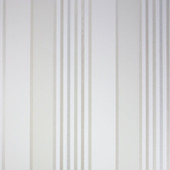 Osborne & Little Strand Marylebone Stripe Pale Gilver and Linen - W6294-03 Wallpaper