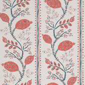 NCW4390-05 Pomegranate Trail Ashdown Wallpaper By Nina Campbell