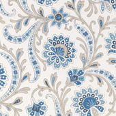 NCW4351-05 Baville Les Indiennes Wallpaper By Nina Campbell NCW4351-05 Baville Les Indiennes Wallpaper By Nina Campbell