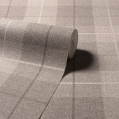 294903 Country Tartan Taupe Wallpaper By Arthouse
