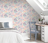 296002 Pastel Geo Multi Wallpaper By Arthouse